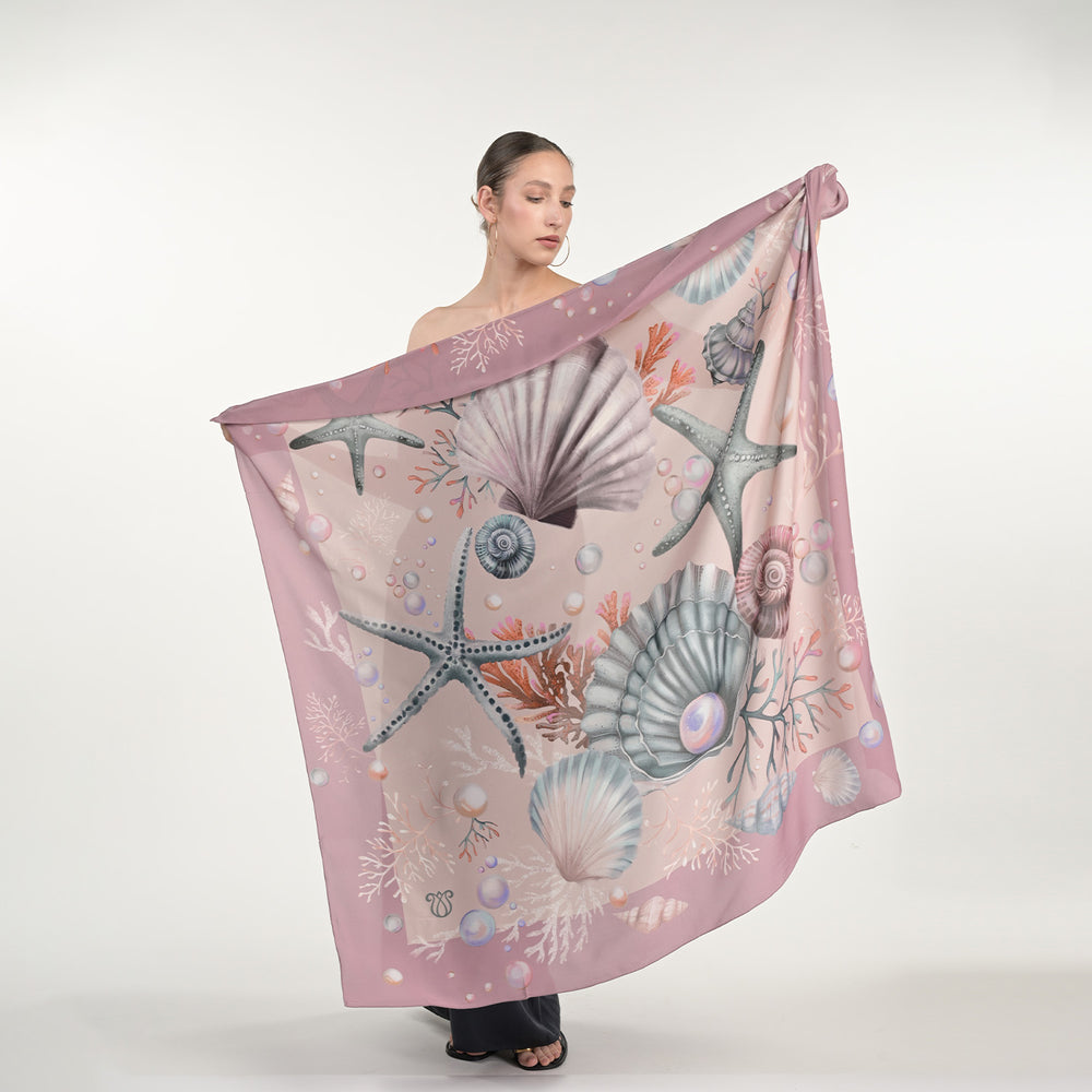 
                      
                        Shells And Pearls Scarf
                      
                    