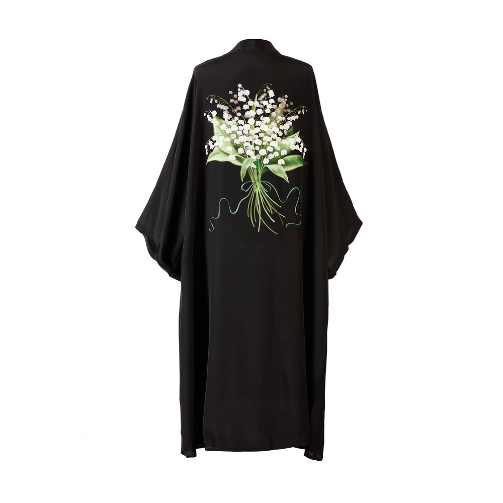 
                      
                        Lily Of The Valley Silk Robe
                      
                    